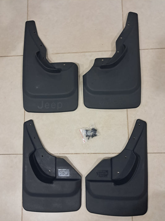 Jeep Grand Cherokee 1994–2004 Original Mud Flaps Set (OEM Style) with Jeep Logo – Full Protection