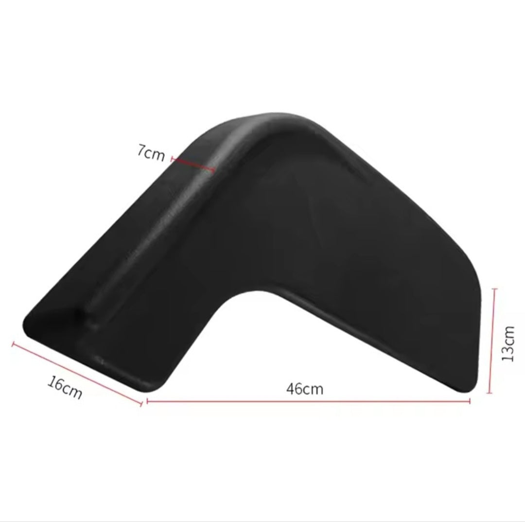 2 pcs Car Front Deflector Corner Spoiler ShovelsCar Bumper Spoiler Front Shovel Decorative Scratch - Resistant Wing