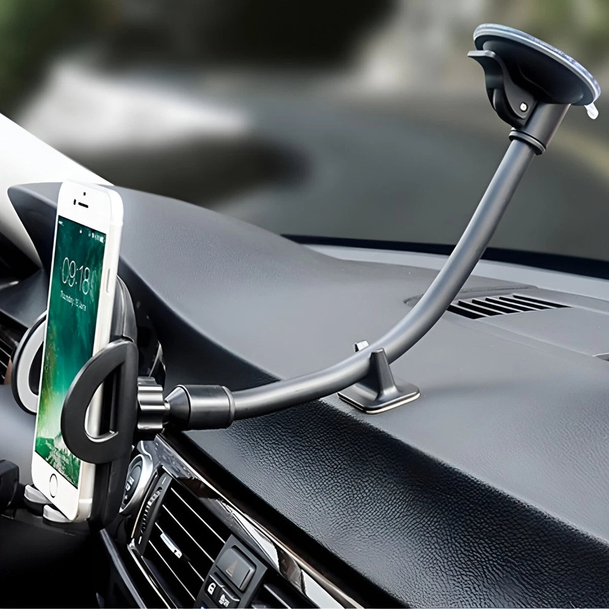 Y07 Car Phone Holder for Car Windscreen Flexible Long Arm 13" Goose-neck Mobile 29cm