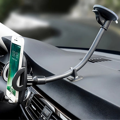 Y07 Car Phone Holder for Car Windscreen Flexible Long Arm 13" Goose-neck Mobile 29cm