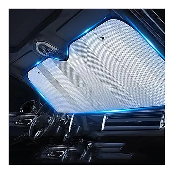 Windshield Sun Shade for Jaguar I-PACE 2018-2025 X590, Reflective Car Window Cover, Blocks UV Rays & Keeps Your Vehicle Cool, Foldable Auto Sun Visor -Easy to Install
