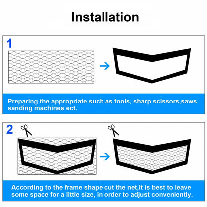 100×30 CM Silver Aluminum Front Car Hood Vent Grille Net Mesh Grill Cover Accessories