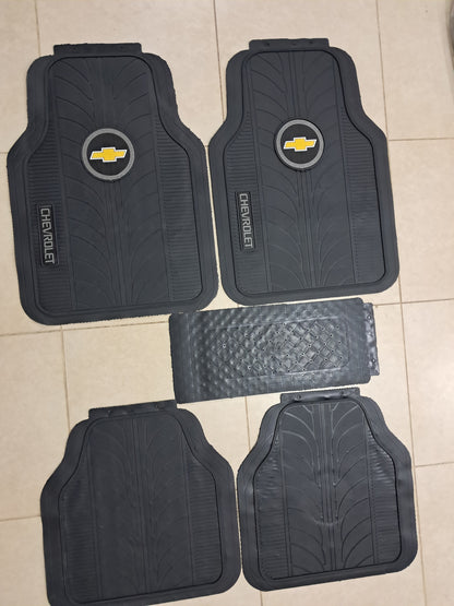 Chevrolet Premium Line Rubber Mats – Waterproof Anti-Slip 5 Piece Set