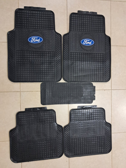 Ford Heavy Duty Rubber Floor Mats – Universal 5PCS Set