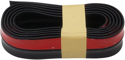 Universal Black Rubber Car Body Protector Front Lip Splitter Trim Bumper US