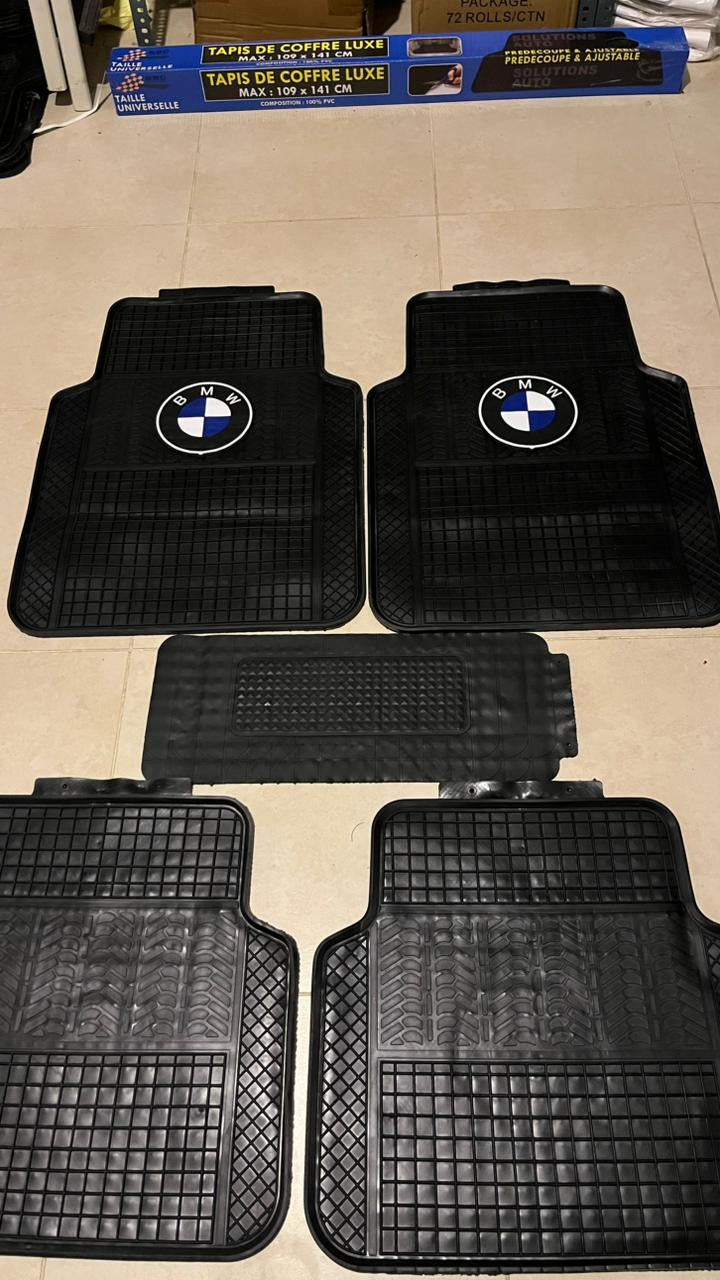 BMW Dynamic Rubber Floor Mats – All-Season Protection 5 Piece Set