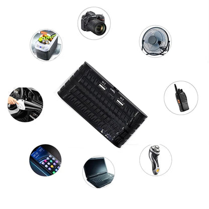 Car Charger 4 Cigarette Lighter Sockets 2 USB + 1 Type-C Charging Adapter