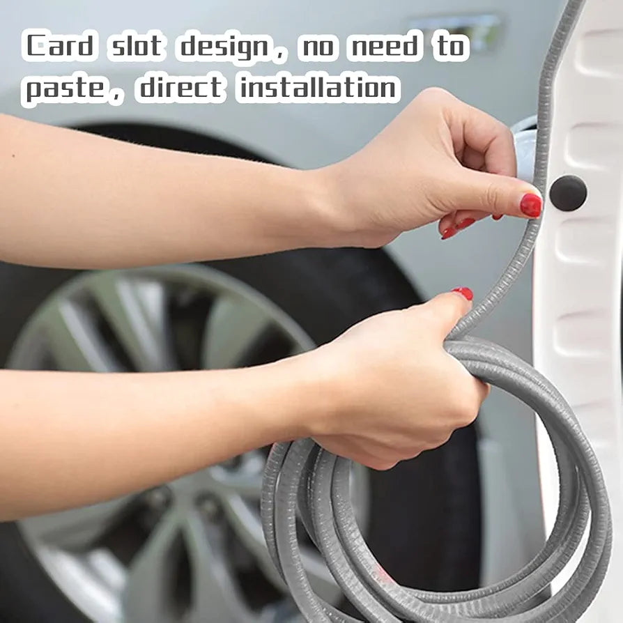 Car Grey Door Protection 5 m Rubber Edge Protection for Most Models