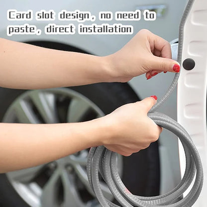 Car Grey Door Protection 5 m Rubber Edge Protection for Most Models