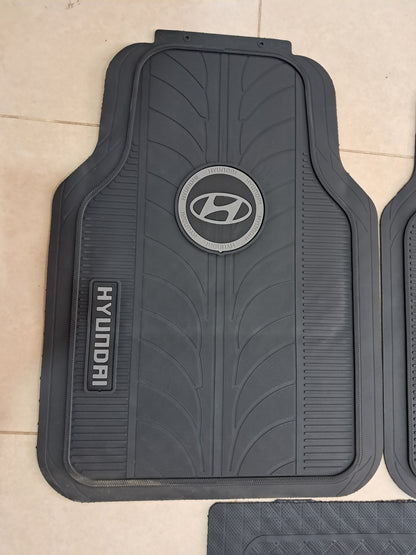 Hyundia Premium Line Rubber Mats – Waterproof Anti-Slip 5 Piece Set
