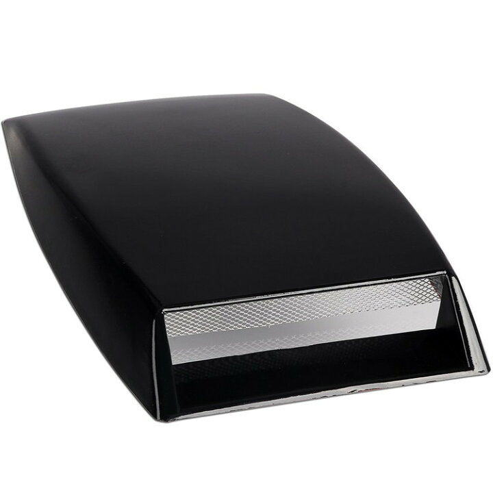 Car Deco Fake Air Vent Bonnet Hood, Universal Fit, Black, Carbon Fiber