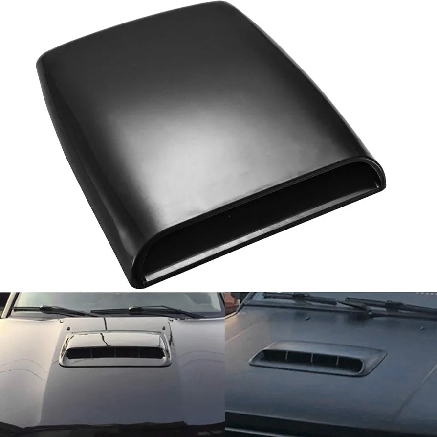Universal Car Air Flow Decorative Intake Hood Scoop Turbo Bonnet Vent Cover
