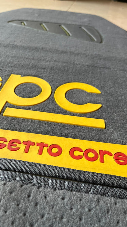 SPC Racing Carpet Car Floor Mats – Sport Design Comfort Set (5 PCS)