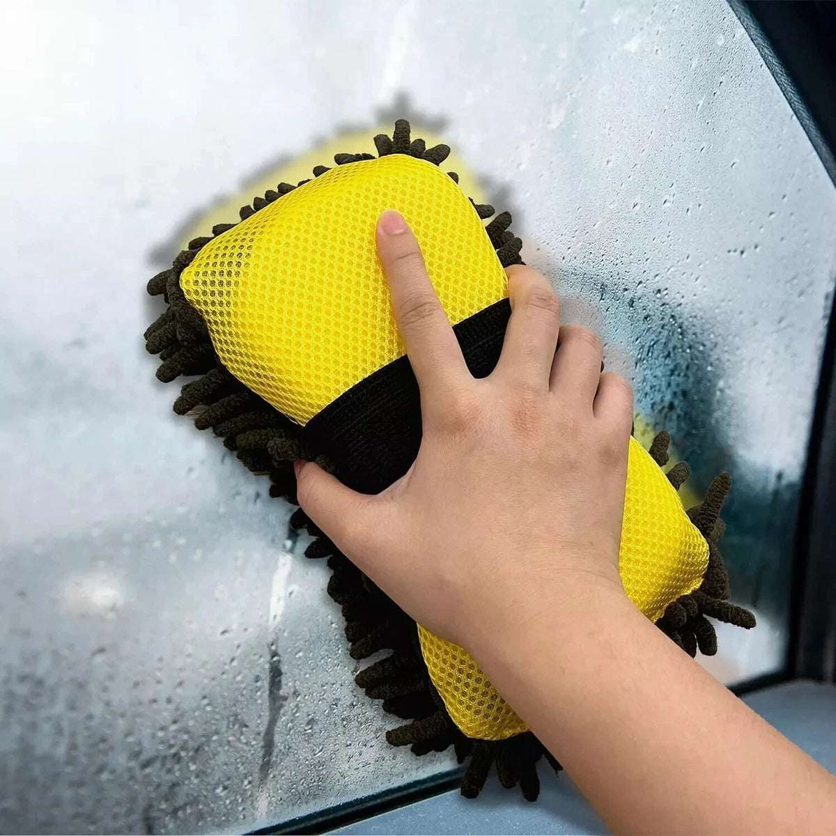 Simply Auto 2 In 1 Noodle Sponge Exterior Interior Car Cleaning glass Motorbike