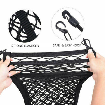 Car Backseat Organizer Pouch Adjustable Storage Bag for Handbags Snacks and Essentials Fit for Front Seat Keeps Car Clean and Organized