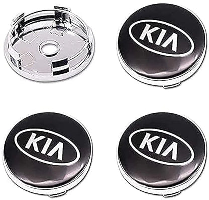 4PCS Car Hub Centre Caps, Car Wheel Center Caps Decoration Accessories