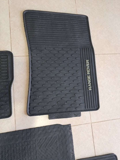 Range Rover Vogue 2002–2012 Original Rubber Floor Mats Set (L322) – Full Set