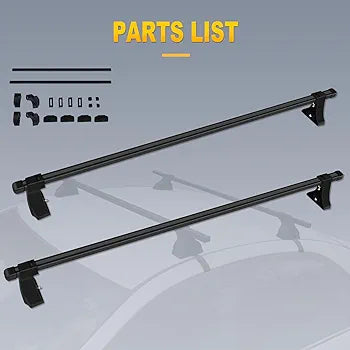 Universal Top Roof Rack Cross Bar Luggage For 4 Door Car SUV Truck Jeep