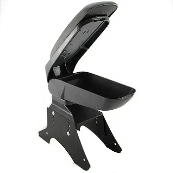 Car Armrest Console Holder Space Saving Adjustable Faux Leather Stand