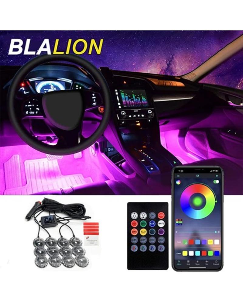 RGB Controlled Interior Car Lights LED Car Atmosphere Light Atmosphere Light Led Foot Light