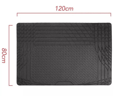 Universal Car Rubber Boot Trunk Mat Liner Non Slip Compatible With All Cars