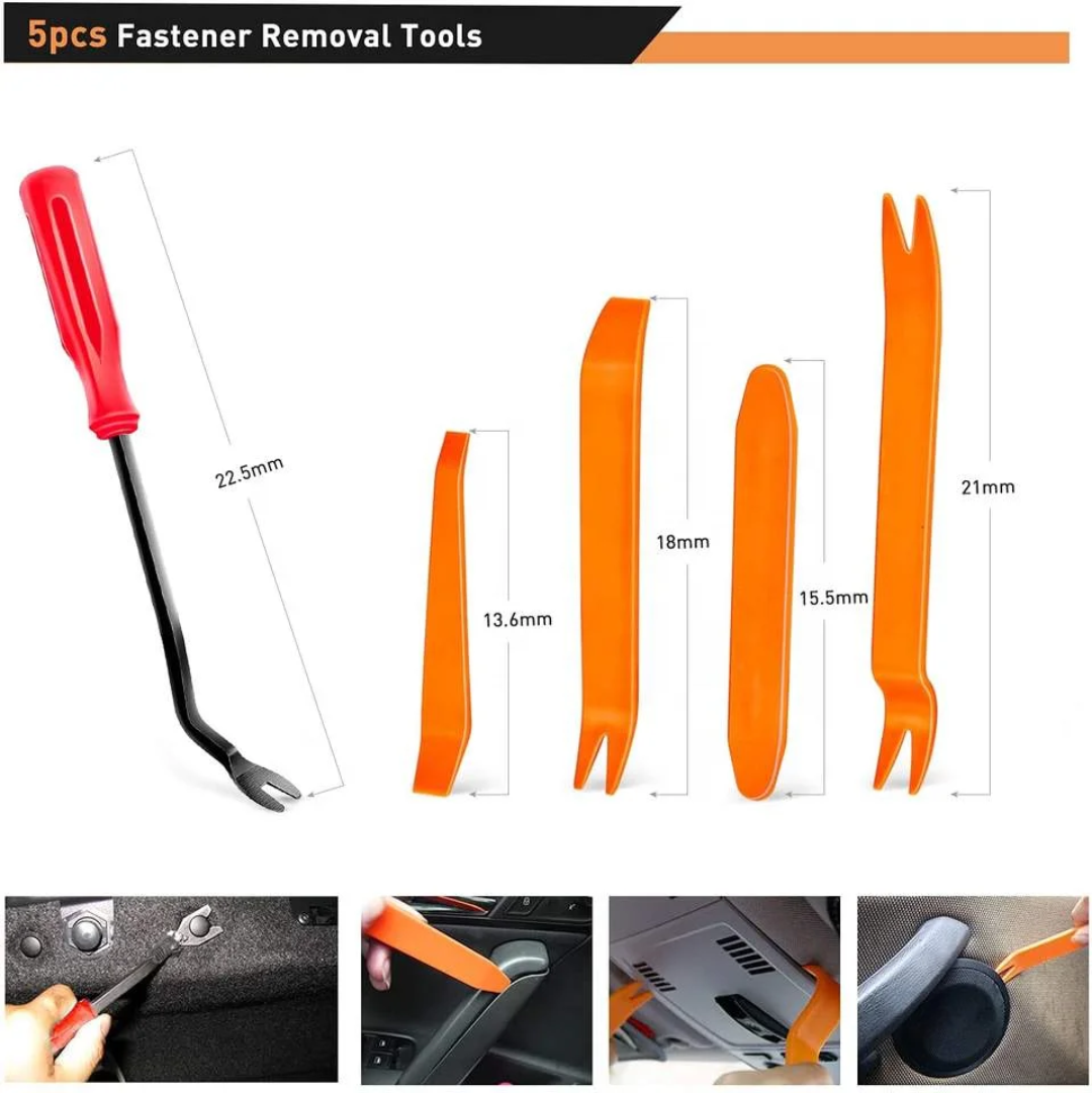 680 PCS Car Retainer Clips & Plastic Rivets Fasteners Kit - Most Popular Sizes Bumper Clips Plastic Push Rivets Fender Clips Door Panel Clips