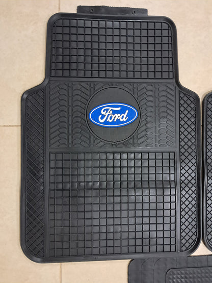 Ford Heavy Duty Rubber Floor Mats – Universal 5PCS Set