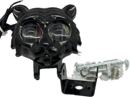 Amar Fog Light Owl Shape Impoted, Auxiliary spot Projector White And Yellow Light for Universal Bike/For ALL Bike/Universal/all Scooty Heavy Materiyal light