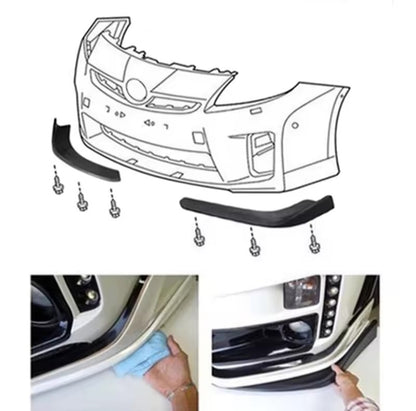 2 pcs Car Front Deflector Corner Spoiler ShovelsCar Bumper Spoiler Front Shovel Decorative Scratch - Resistant Wing