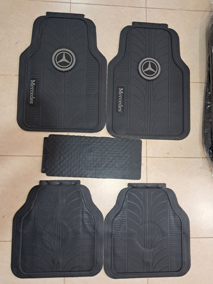 Mercedes Premium Line Rubber Mats – Waterproof Anti-Slip 5 Piece Set