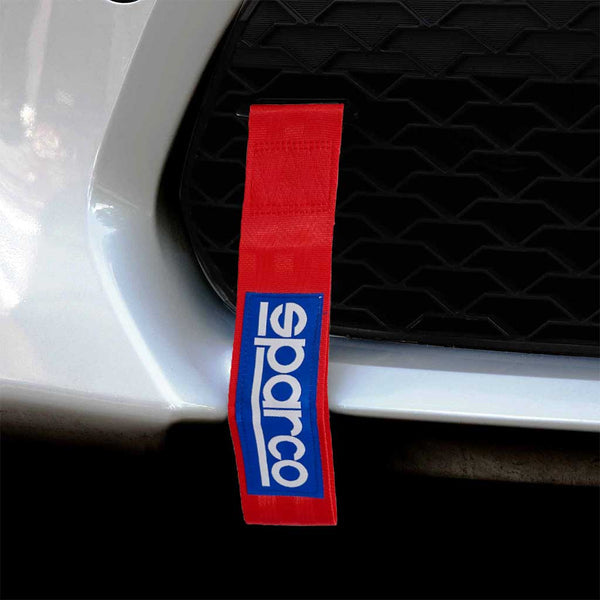 Universal Car Front Rear Tow Strap Adhesive Tape Towing Hook Ribbon
