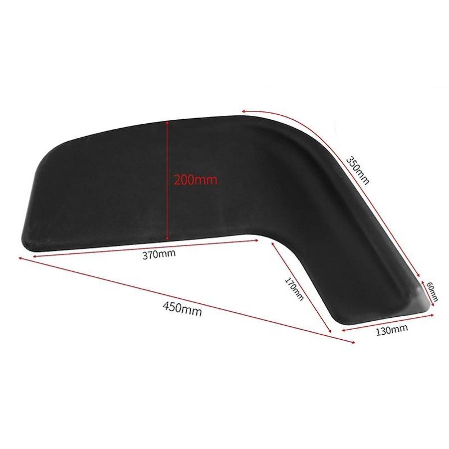 2 pcs Car Front Deflector Corner Spoiler ShovelsCar Bumper Spoiler Front Shovel Decorative Scratch - Resistant Wing