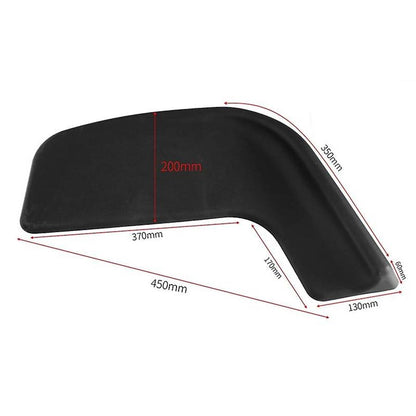 2 pcs Car Front Deflector Corner Spoiler ShovelsCar Bumper Spoiler Front Shovel Decorative Scratch - Resistant Wing