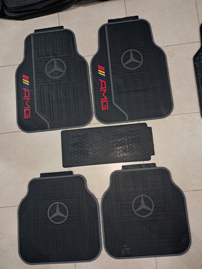 Mercedes 5 Pcs Heavy duty rubber car floor mats carpets