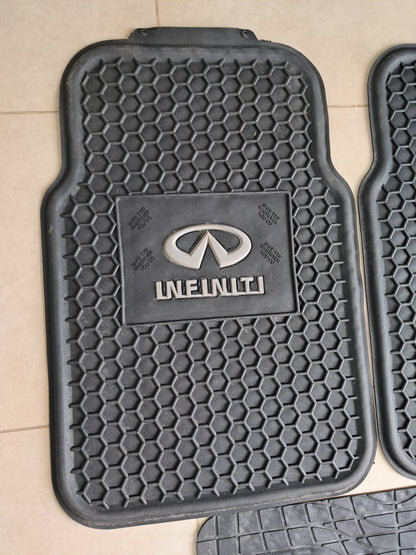 Infiniti Honeycomb Rubber Floor Mats – Heavy Duty Universal 5PCS Set