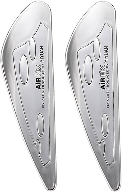 2 Pcs Silver Car Windscreen Wiper Stand Windshield Wiper Wing Blade Spoiler Pressure Tablets