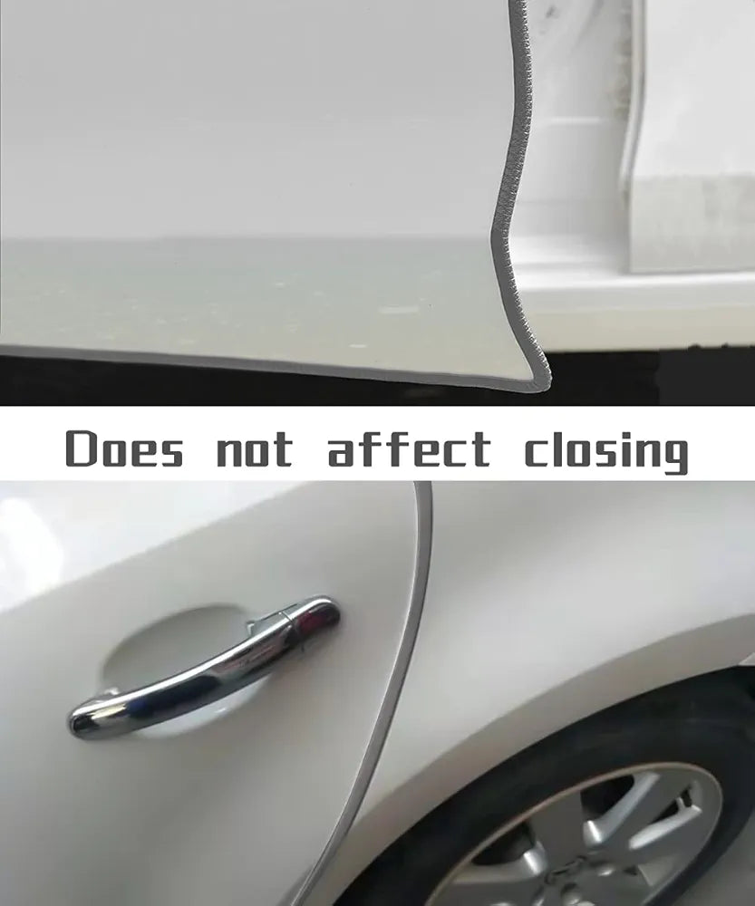 Car Grey Door Protection 5 m Rubber Edge Protection for Most Models