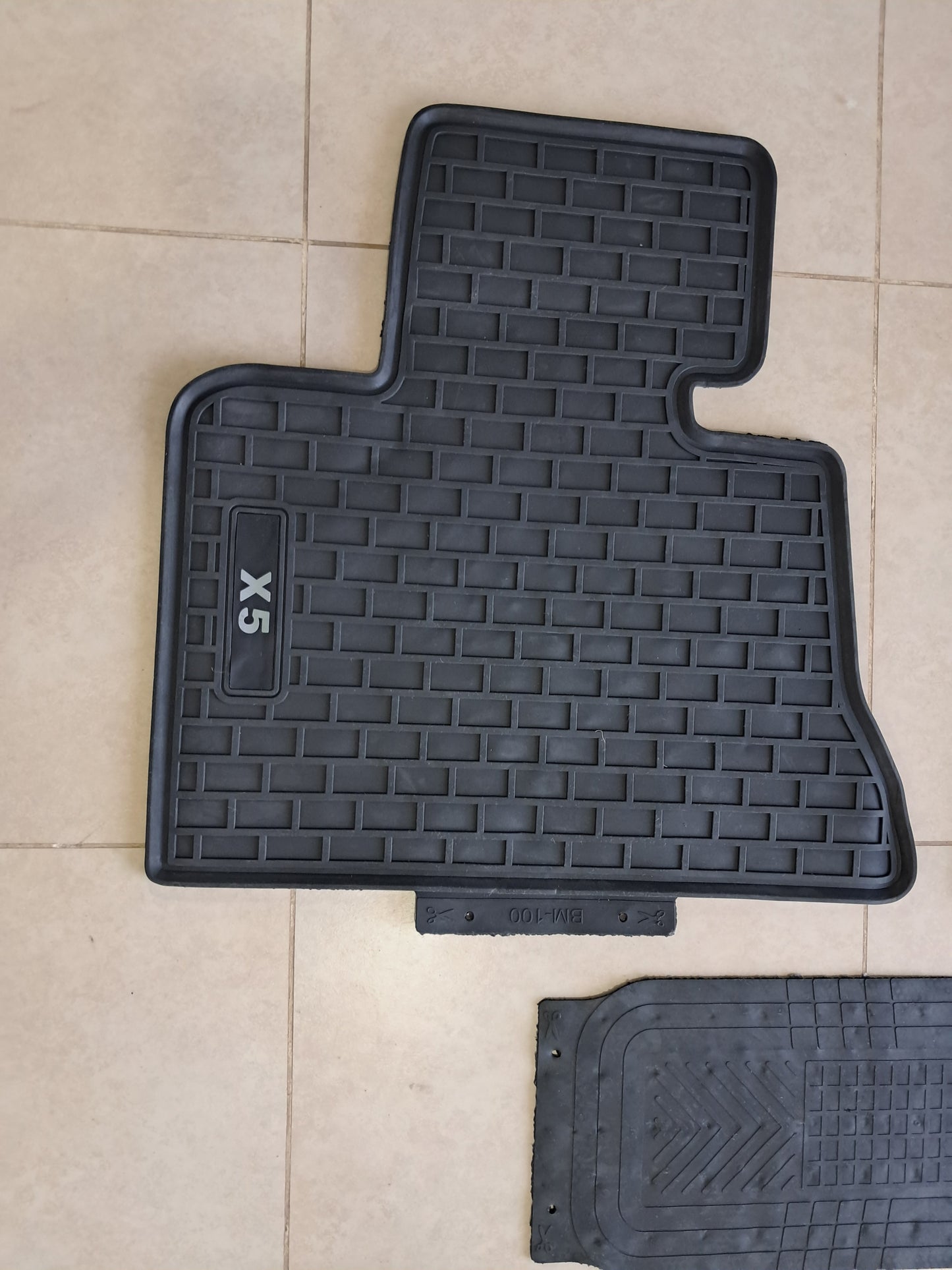 BMW X5 E53 1999–2006 Original Rubber Floor Mats – Full Set Heavy Duty Anti-Slip