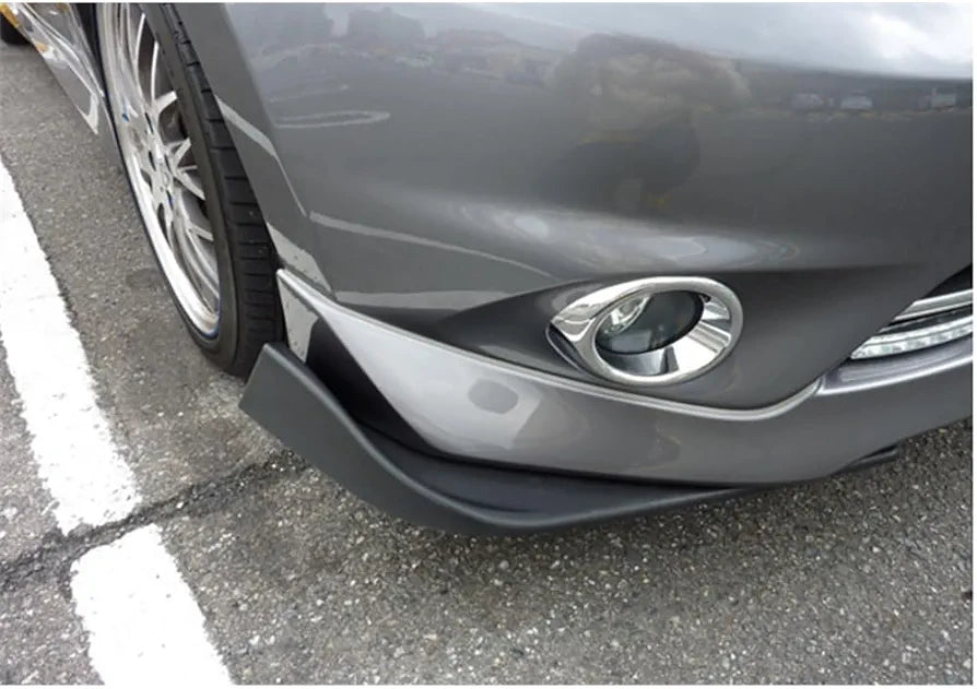 2 pcs Car Front Deflector Corner Spoiler ShovelsCar Bumper Spoiler Front Shovel Decorative Scratch - Resistant Wing
