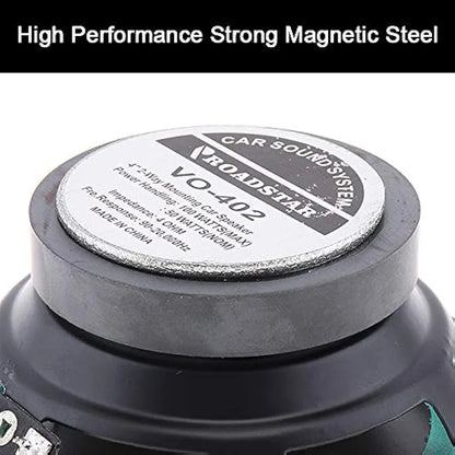 2pcs 4 Inch 100W Universal Car HiFi Coaxial Speaker Vehicle Door Auto Audio Music Stereo Full Range Frequency Loudspeaker