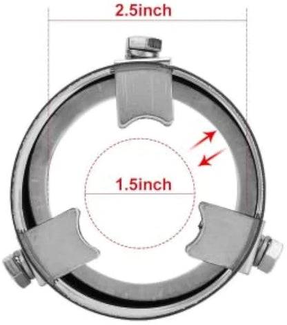 A15 Universal Fit 1.5-2 - 2.25-2.5 Inch Exhaust Tail Pipe Diameter Exhaust Tip Exhaust tip Steel Car Muffler Tips (A15-2)