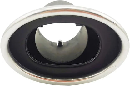 H112BK Car End Pipes 62mm For Single Outlet Universal Car Exhaust Tip Auto Muffler Tail Pipe