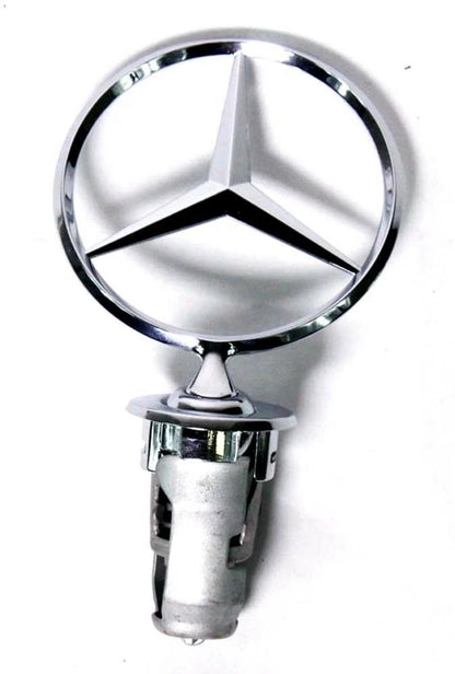 Mercedes Hood Star Ornament w/ Spring New OEM W123 W124 W126 W201