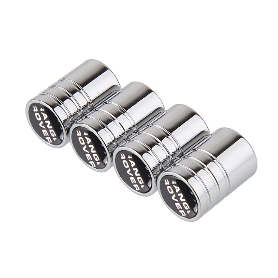 Land Rover 4pcs New Metal Wheel Tire Valve Caps Accessories Decoration