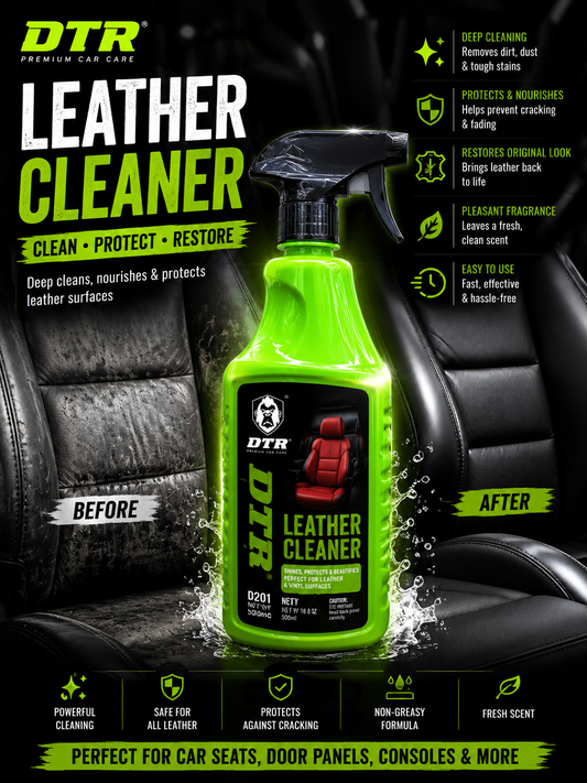 DTR Premium Leather Cleaner & Restorer Spray – Deep Clean Protection Formula 500ML