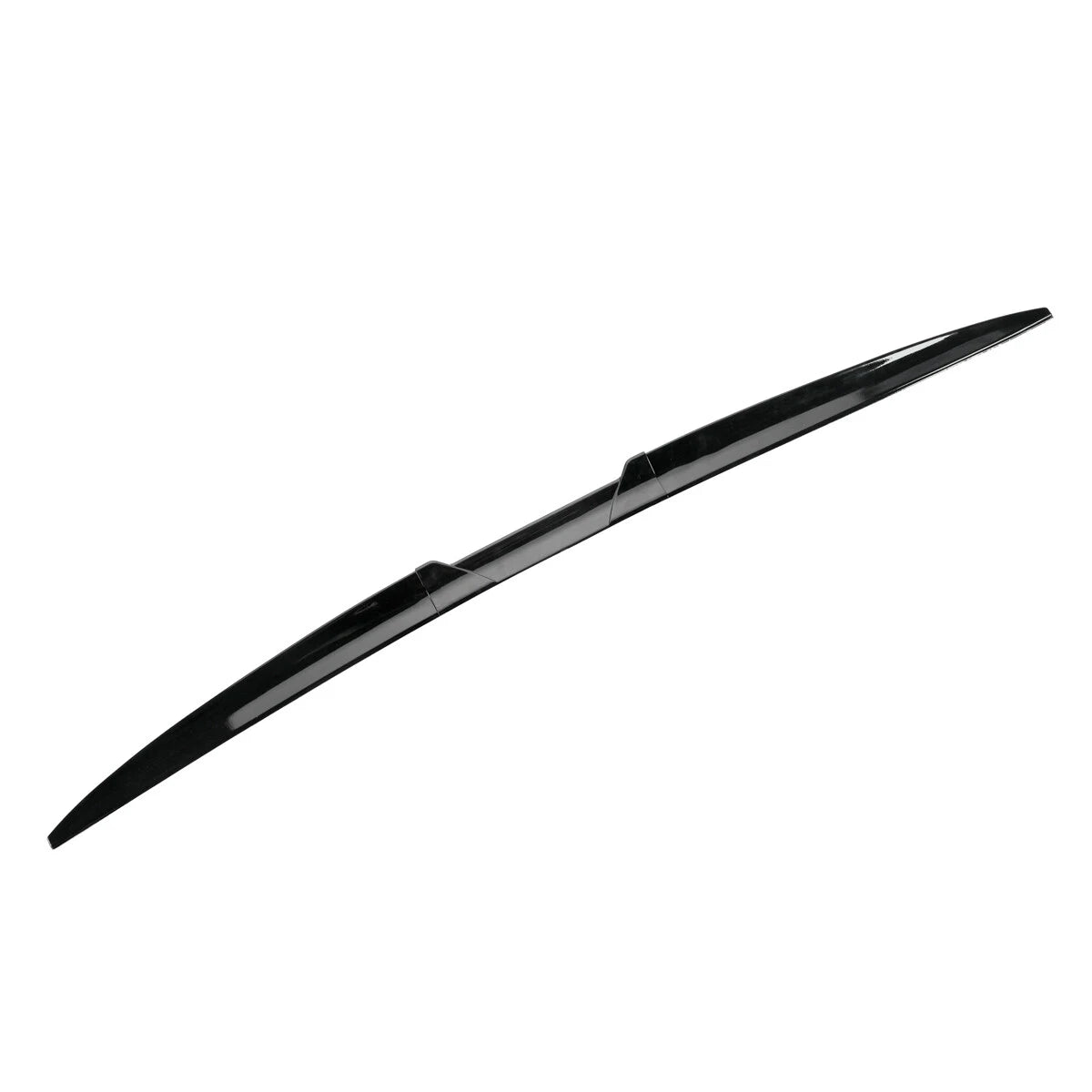For All Cars Adjustable Rubber Rear Trunk Spoiler Lip Roof Tail Wing Black For Car Sedan Universal