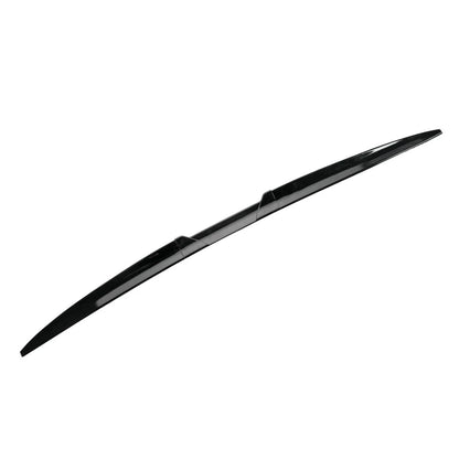 For All Cars Adjustable Rubber Rear Trunk Spoiler Lip Roof Tail Wing Black For Car Sedan Universal