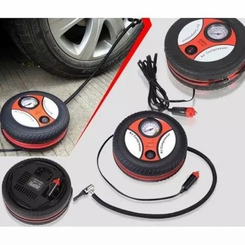 Black Tire Inflator, Tyre Air Compressor, 260PSI 12V for Cars Truck Bikes SUV