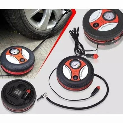 Black Tire Inflator, Tyre Air Compressor, 260PSI 12V for Cars Truck Bikes SUV