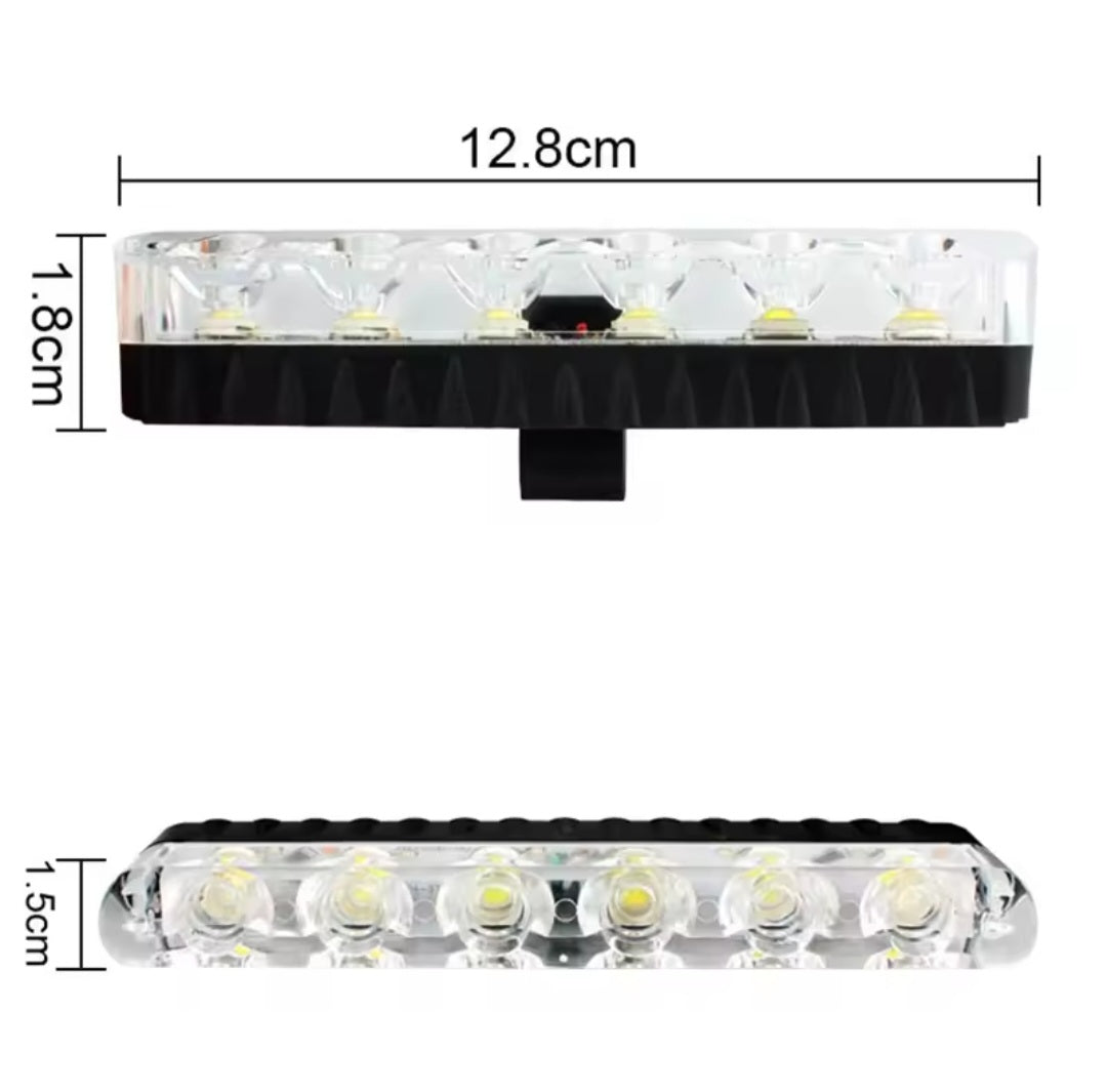 4x6 Led Strobe Warning Police Light Automobiles 12V Car Truck Flashing Firemen Ambulance Emergency Flasher Fso Car Accessories